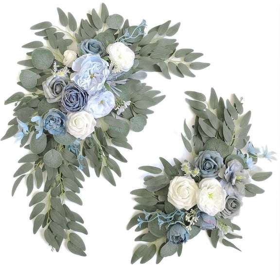 Wedding Arch Flowers (Pack of 2), Artificial Flower for Wedding Decor Garland