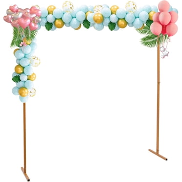 Lfory Square Balloon Arch Stand, 6.6x6.6 FT Metal Backdrop...