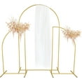 thumbnail image 1 of Wedding Arches for Ceremony,3Pcs/Set Wedding Arch Metal Geometric Irregular Garden Arch Easy Assembly Gold Backdrop Stant Balloon Arch for Bridal Birthday Baby Shower Party Decoration (Gold), 1 of 7