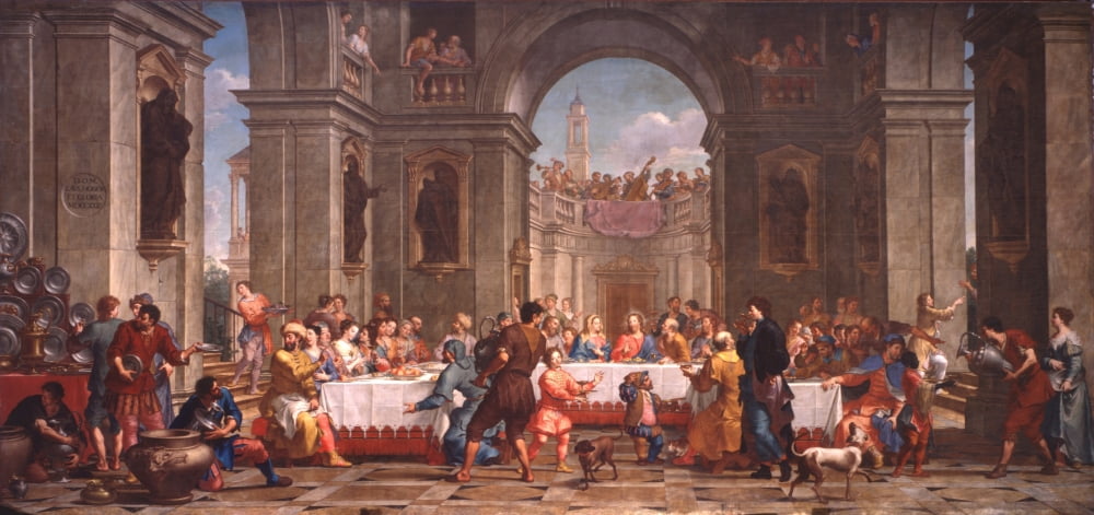 Wedding At Cana Canvas Art - (36 x 24)