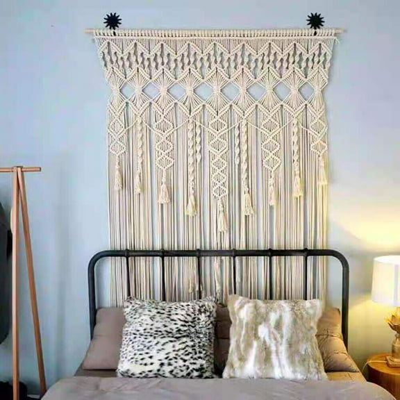 Wedding Backdrop Macrame Wall Hanging Tapestry Bohemian Curtain For Home Decor