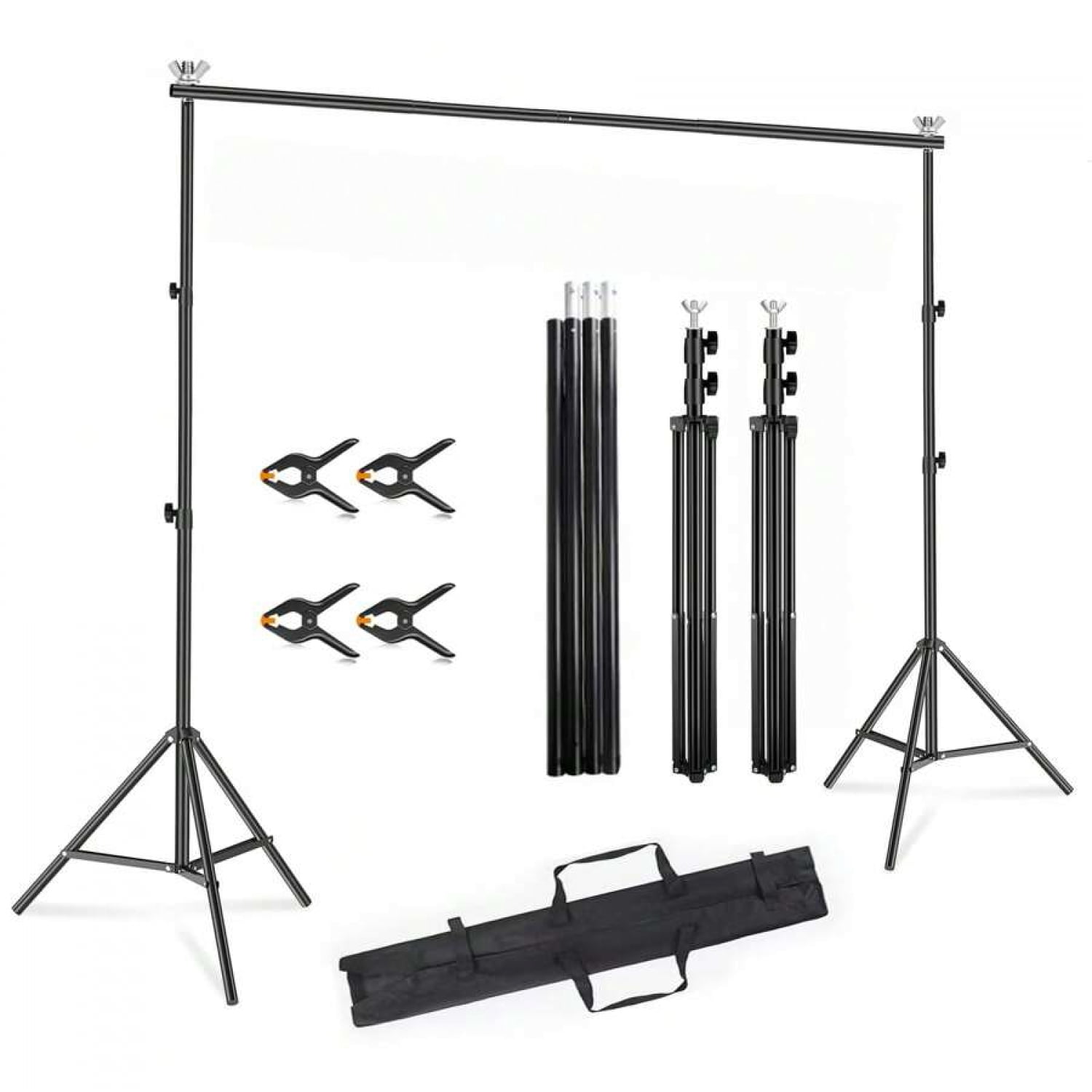 Wedding Backdrop Stand 10x7ft(WxH) Photo Studio Adjustable Metal ...