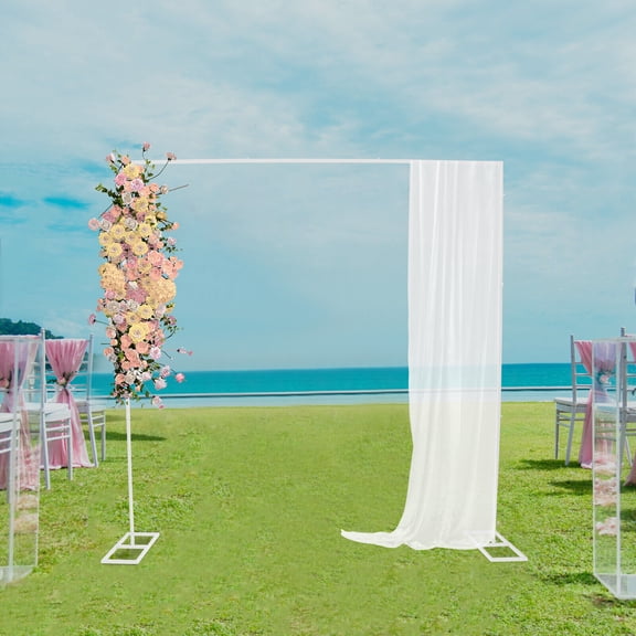 Wedding Backdrop Stand Party Event Flower Stand Rectangle Arch Frame Home Decor
