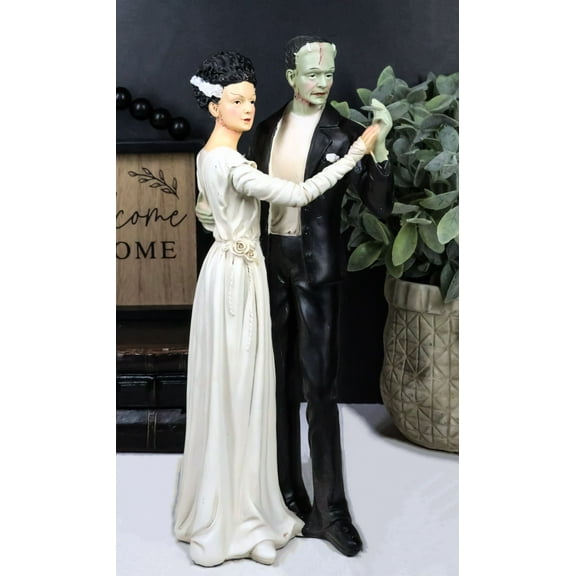 Wedding Ballad Dance Victor Frankenstein And The Bride Couple Figurine