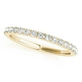 thumbnail image 1 of Wedding Band 0.17 CT FG/VVS1 Round Diamond Wedding Band In 10K Yellow Gold, 1 of 2