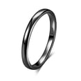 thumbnail image 1 of Wedding Band Ring for Men or Women Plain 2mm Sterling Silver Ginger Lyne Collection, 1 of 8