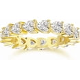 thumbnail image 1 of Wedding Band for Women Infinity Heart-Shaped Cubic Zirconia Ring Engagement Stacking Promise Rings for Her Gold/Silver Size 4-10, 1 of 6