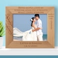 thumbnail image 1 of Wedding Being Deeply Loved By Someone Personalized Wooden Frame-10" x 8" Brown Horizontal, 1 of 1