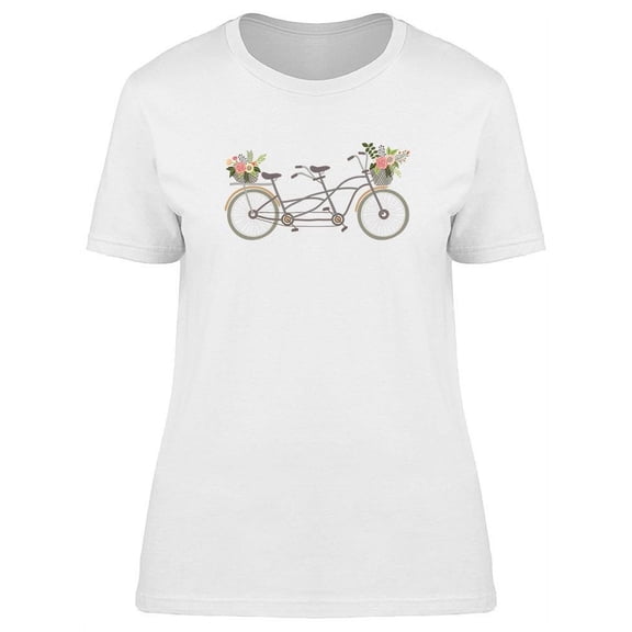 Wedding Bicycle T-Shirt Women -Image by Shutterstock, Female Large