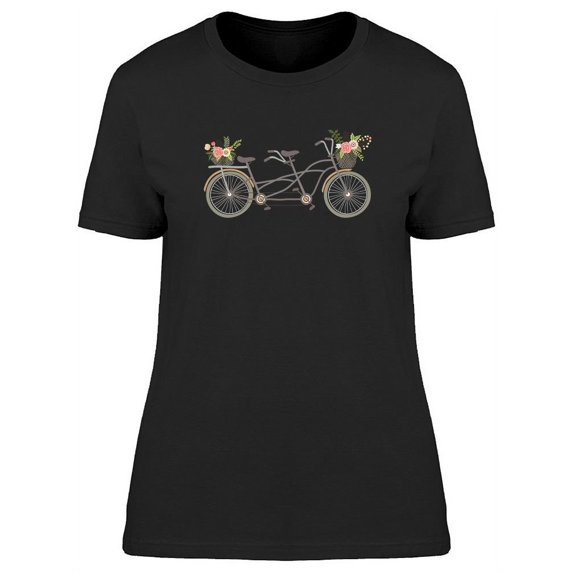 Wedding Bicycle T-Shirt Women -Image by Shutterstock, Female Medium