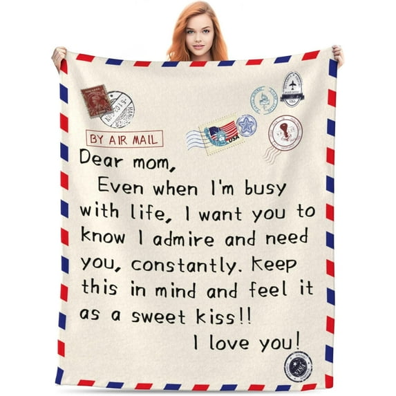 Wedding Blanket for Wife Husband, Romantic Anniversary Marriage Gifts for Her Him Women Men Couple, Happy Anniversary Blanket for Girlfriend Boyfriend Gifts Blanket 60"X 50"