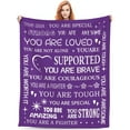 thumbnail image 1 of Wedding Blanket for Wife Husband, Romantic Anniversary Marriage Gifts for Her Him Women Men Couple, Happy Anniversary Blanket for Girlfriend Boyfriend Gifts Blanket 60"X 50", 1 of 5