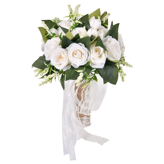 Wedding Bouquets for Bride Artificial Roses Flowers Wedding Flowers Bridal Bouquet
