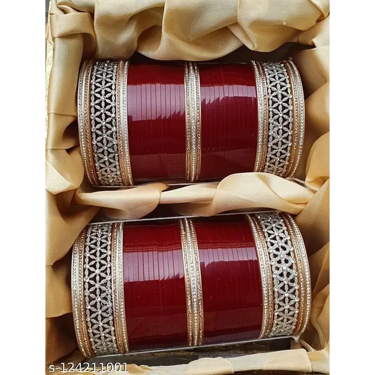 Wedding Bridal Chooda Indian Bridal Bangles Dulhan Chuda Traditional Punjabi Chooda Bridal Jewellery Bridal Jewelry Traditional Chuda