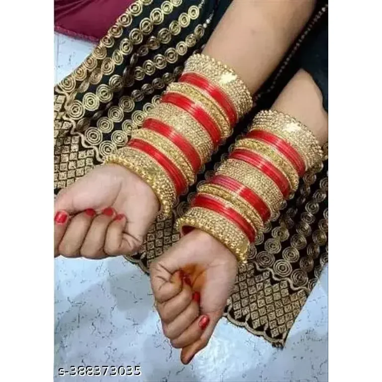 Punjabi Bridal Traditonal chuda popular set/Wedding chooda/traditional bridal chuda/traditional choora/bridal bangles/Chura/Indian Woman Bangles set