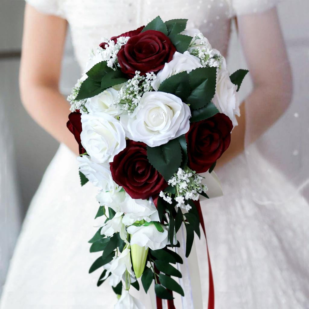 Wedding Bridal Holding Artificial Flowers , , 50 x 23 x 30cm