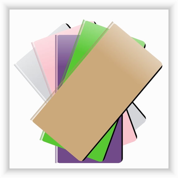 Wedding Bridal Mix Tissue Paper, 50 Sheets, A1 Bakery Supplies, 15x20 Inch, 10 Sheets Per Color