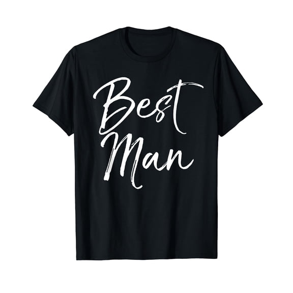 Wedding Bridal Party Gift for Groomsmen Best Man T-Shirt