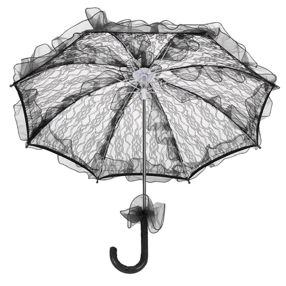 Wedding Bride Umbrella Unique Foldable Lace Fabric Parasol Umbrella Performance Props