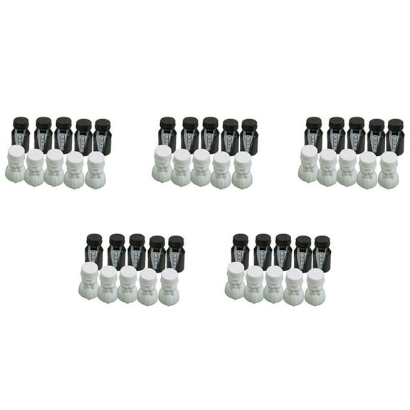 Wedding Bride and Groom Bubble Bottle 5 Sets (120Pcs)