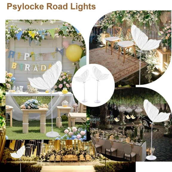 Wedding Butterfly Lights - LED Big Butterfly Decorations for Romantic Events