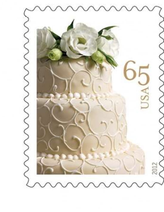 Wedding Cake Canvas Art - US POSTAL SERVICE (22 x 28)