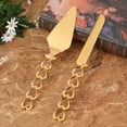 thumbnail image 1 of Wedding Cake Cutting Set, Personalized Gold Cake and Spatula Set, Custom Cake Serving Set, Engraved Pie Spatula, Cake and Pizza Knife, Christmas, Birthday Or Wedding Gift, 1 of 9