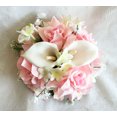 Wedding Cake Topper Artificial Flower Calla Lily Silk Wedding