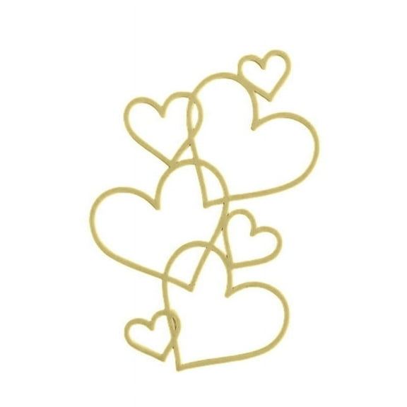 Wedding Cake Topper Love Heart Cake Decoration Valentine's Day Gift Dessert Decoration Acrylic Cupcake Toppers