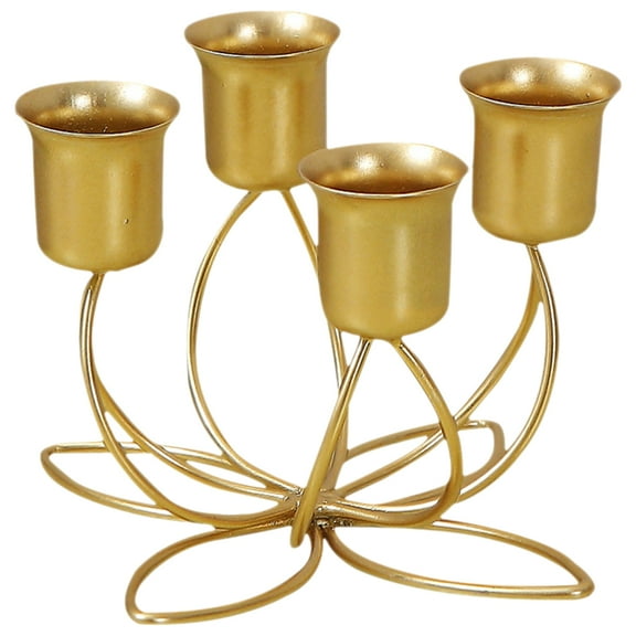 Decorative Metal Wedding Candle Holder Taper Candlestick Candelabrum for Home Decor and Event Centerpiece