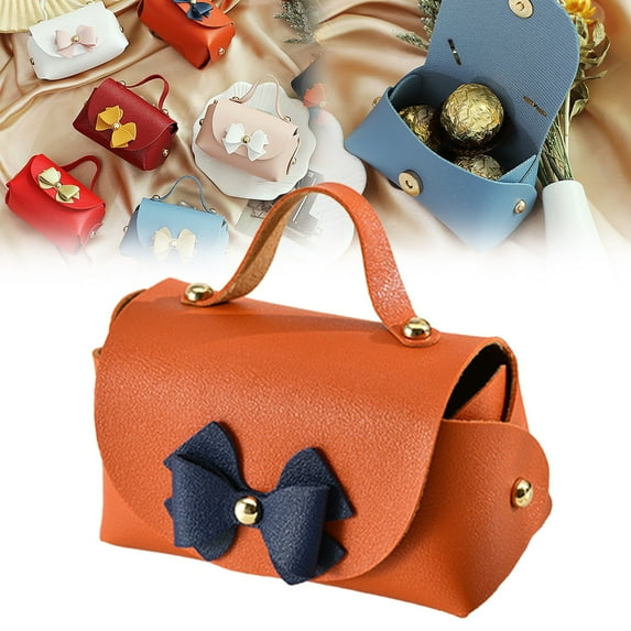 Wedding Candy Box Empty Box European Candy Packaging Box Hand Held Leather Candy Bag Wedding Bridesmaid Gift Many Candy Packaging Boxes Are Designed Specifically For Holidays O