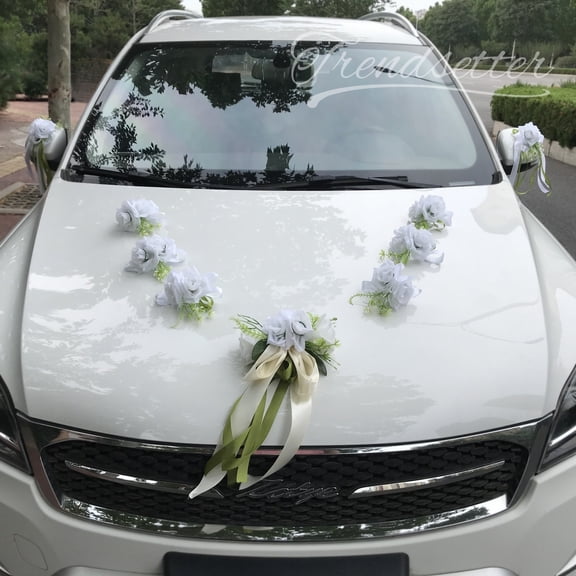 Wedding Car Decoration Front Flower Wedding Supplies Main Wedding Car Decoration Set
