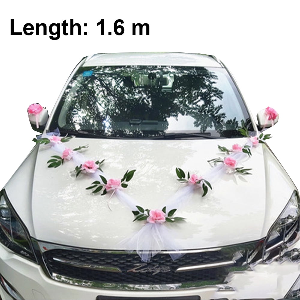 Petals on Wheels: 15+ Wedding Car Decoration with Flowers for