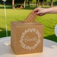 thumbnail image 1 of Wedding Card Box, Foil Gift Card Box for Party, Wedding Reception, Birthday, Graduation, Baby Shower, Raffle, Includes 10 Cards, 12.59x8.66x0.39 Inches, 1 of 6