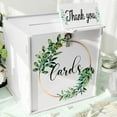 thumbnail image 1 of Wedding Card Box with Lock, PVC Wedding Card Boxes for Reception, White Wedding Box for Cards and Money, Envelope Money Box Gift Card Box for Party Wedding Decor Graduation Baby Shower, 1 of 4