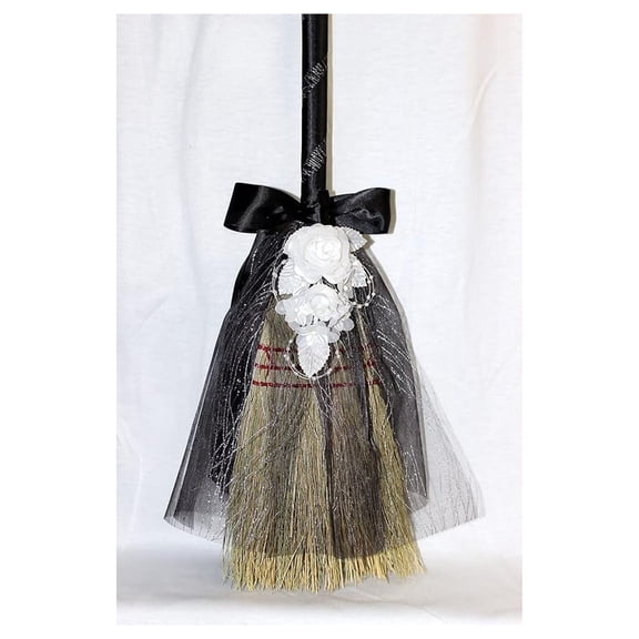 Wedding Ceremony Black and White 34" Jumping The Broom