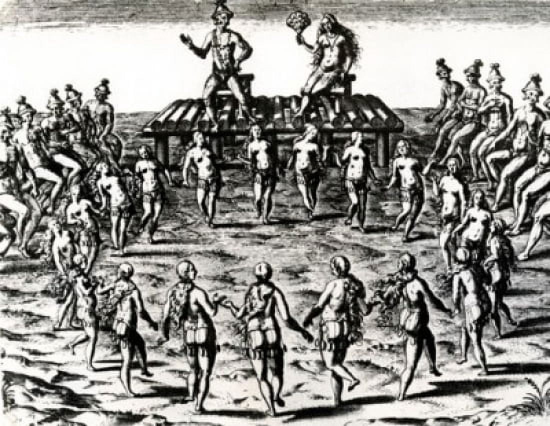 Wedding Ceremony of the Chief by unknown artist Canvas Art - (24 x 36)