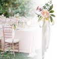 thumbnail image 1 of Wedding Chair Back Flowers, Artificial Rose Flowers Decoration,Wedding Aisle Decor,Pew Chair Decoration with Ribbons for Ceremony, 1 of 9
