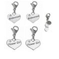 thumbnail image 1 of Wedding Charm, Clip On Charms For Your Wedding Party – Make Your Own Wedding Charm Jewelry With Easy To Use Clip On Charms - Briday Party Mixed Charms #1, 1 of 4