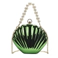 thumbnail image 1 of Wedding Clutches Shell Bag Pearl Handle Handbag for Women Shoulder Bags Crossbody Bag with Chain Fashion Evening Bag, 1 of 21