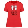 thumbnail image 1 of Wedding Coffee Perfect Match T-Shirt Women -Image by Shutterstock, Female x-Large, 1 of 2