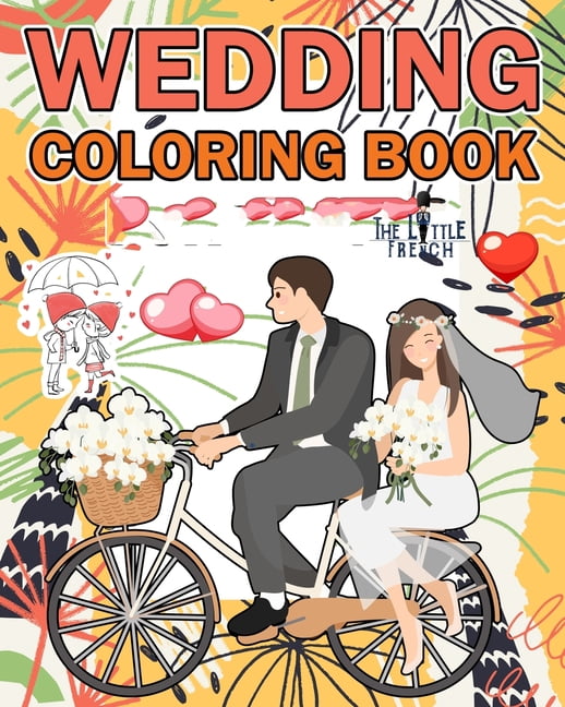 Wedding Coloring Books For Adults, (Paperback)