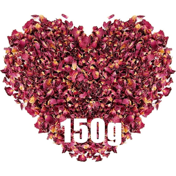Wedding Confetti 50g Biodegradable Confetti Wedding 100% Natural Dried Rose Petals Confetti Petal Ecofriendly Dried Flower Confetti Decorations For Table Birthday Party Candle Making