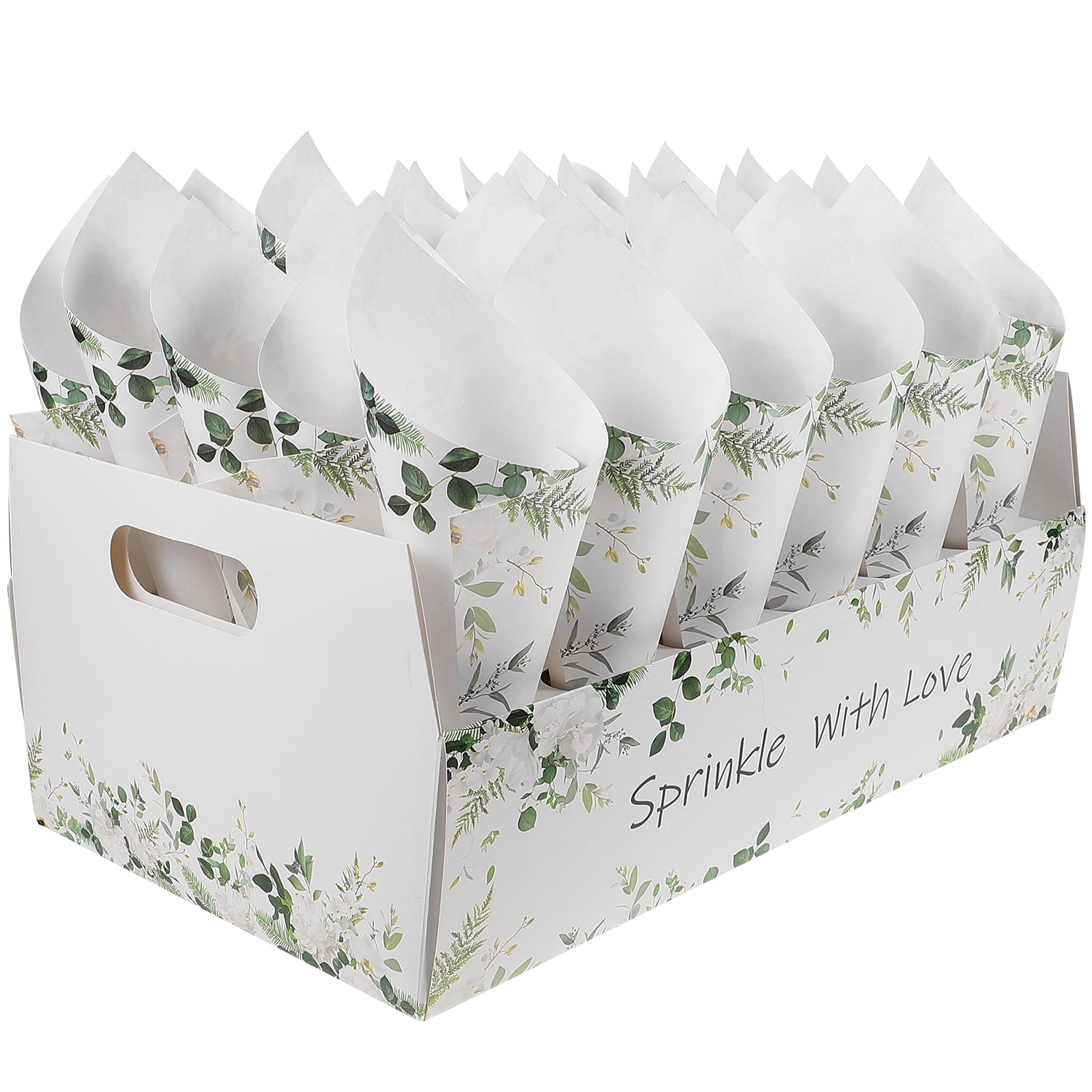 Wedding Confetti Cone Holder Box Petal Cones Small Gift Boxes French