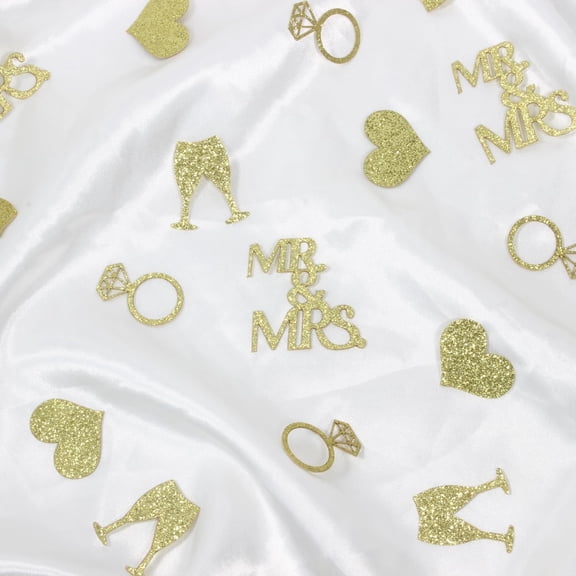 Wedding Confetti - Engagement Party Decorations, 120Pcs Table Confetti
