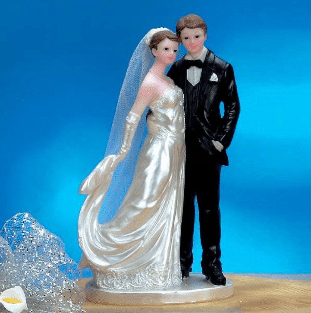 Wedding Couple Figurine Elegant Cake Topper Centerpiece Keepsake 