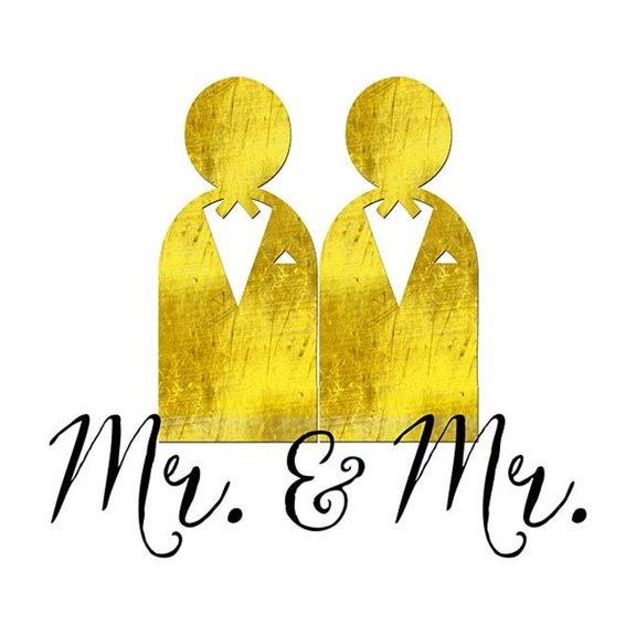 Wedding Couple Mr Mr Poster Print - Tina Lavoie (24 x 24)