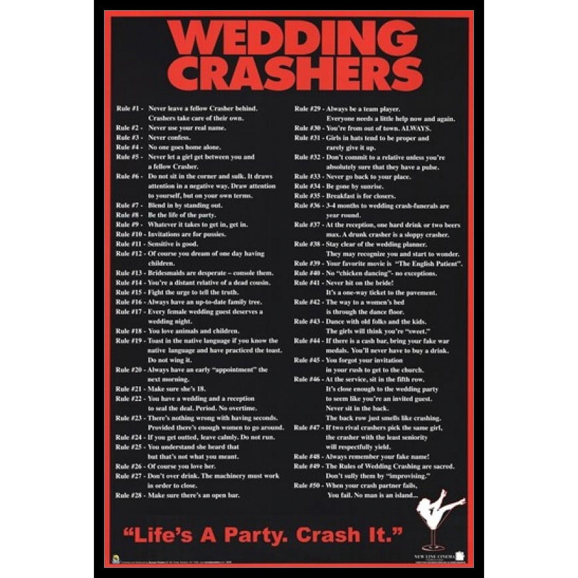 Wedding Crashers Celebration Poster Wedding Crashers Celebration Poster