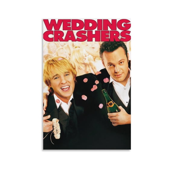 Wedding Crashers America Movie Poster Gifts Canvas Painting Poster Wall Art Decorative Picture Prints Modern Decor 12x18inch(30x45cm)