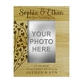 thumbnail image 1 of Wedding Day Personalized Picture Frame With Names - 4 x 6 Inches Horizontal Engraved Wood Table Frame Gift, 1 of 1